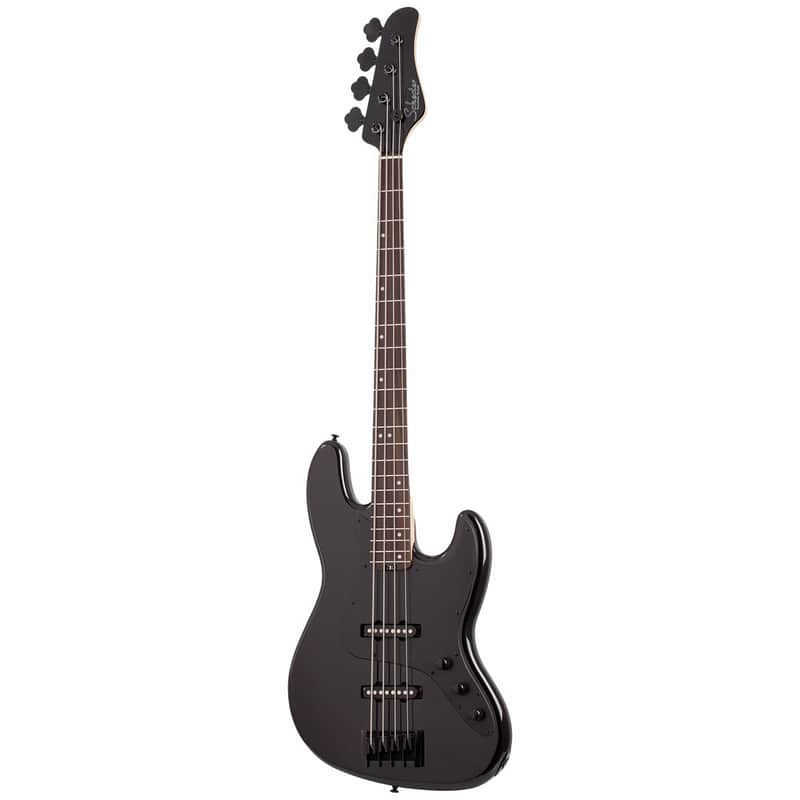 Schecter J-4 Electric Bass Guitar - Gloss Black image 1
