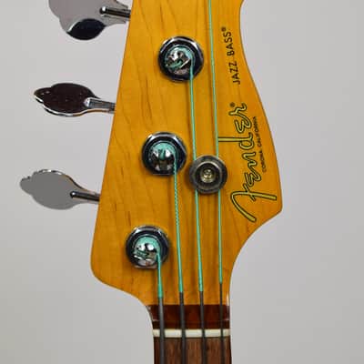 2021 Fender American Professional II Jazz Bass Fretless, Rosewood Fingerboard, Olympic White w/ Case image 9