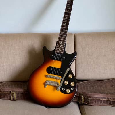 1963 Gibson Melody Maker D Factory reneck – Vibrola w/ Original Alligator Case image 3
