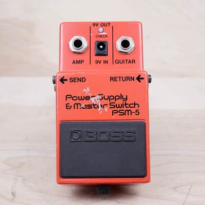 Boss PSM-5 Power Supply & Master Switch 1985 Red Made in Japan MIJ image 6