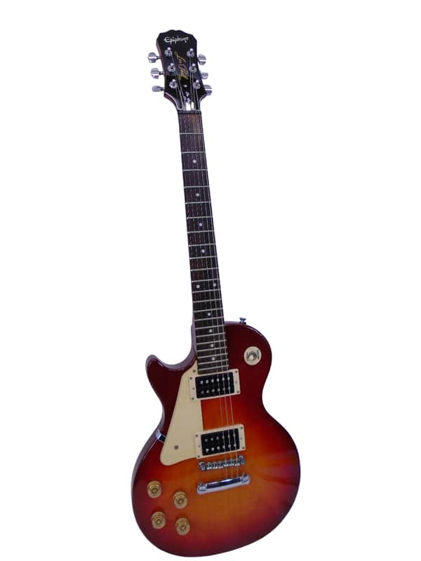 2007 Epiphone Les Paul 100 Left-Handed Electric Guitar, Heritage Cherry Sunburst