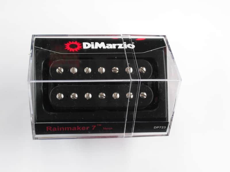 DiMarzio Rainmaker 7 String Neck Humbucker Black W/Chrome Poles DP 723 image 1
