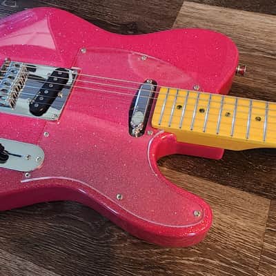 Leo Jaymz Tele 2023 - Hot Pink Metal Flake image 12