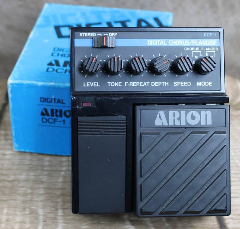 Arion DCF-1 Digital Chorus/Flanger Pedal w/Box, Manual and Brochure - 1980's image 1