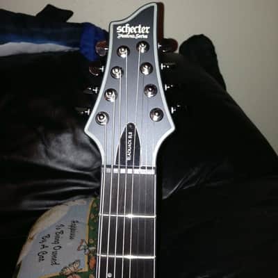 Schecter SLS C-8 2013 Matte Black w/Hardshell case image 2