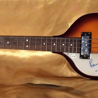 The Beatles Paul McCartney Signed Autographed Hofner Bass Guitar (PSA/DNA Certified) image 1
