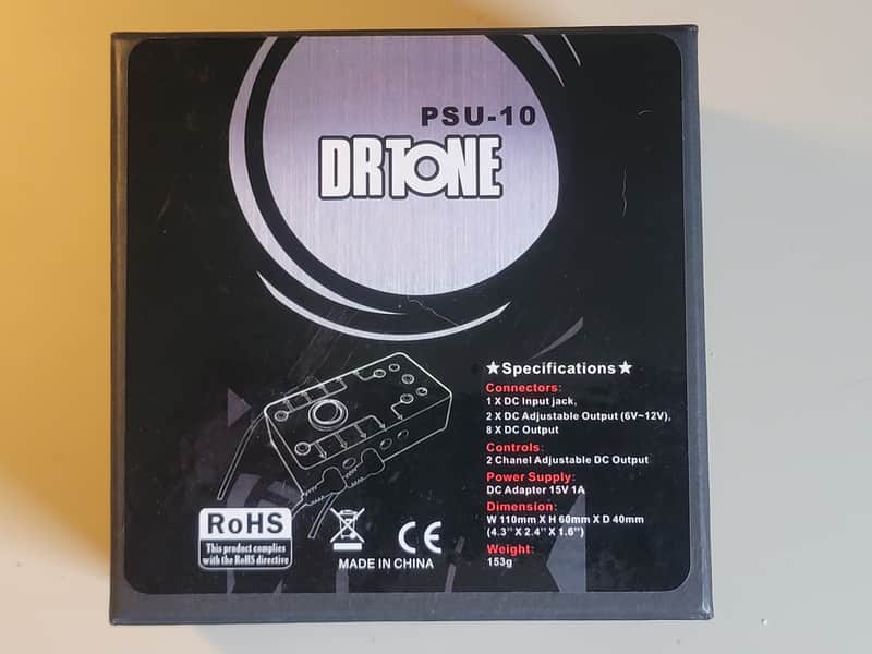 DR TONE PSU-10 Power supply PSU-10 Black image 1