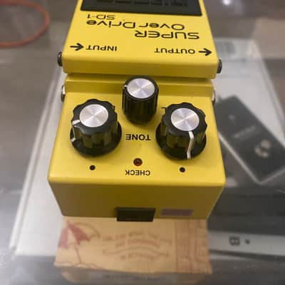 Boss SD-1 Super OverDrive (Silver Label) 1997 - Present - Yellow image 2