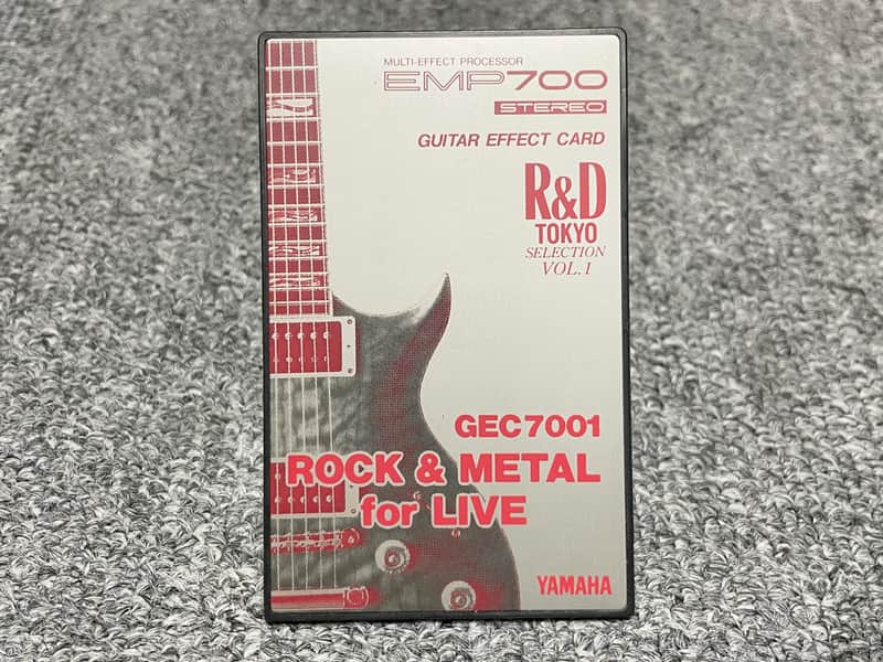 YAMAHA EMP700 GEC7001 Rock & Metal by R&D Tokyo ROM Card image 1