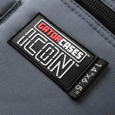 Gator Icon Snare Drum Bag 14x6.5 Gray image 5