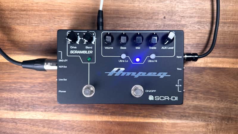 Ampeg SCR‑DI Bass DI Preamp with Scrambler Overdrive
