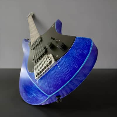 Rick Toone Spearfish "Blueprint" 2025 w/tremolo- Custom Blueprint Stain image 4