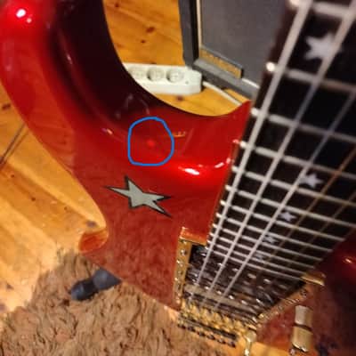 Kramer Rare Vintage Richie Sambora ''RS" 1987 - Candy Red image 8