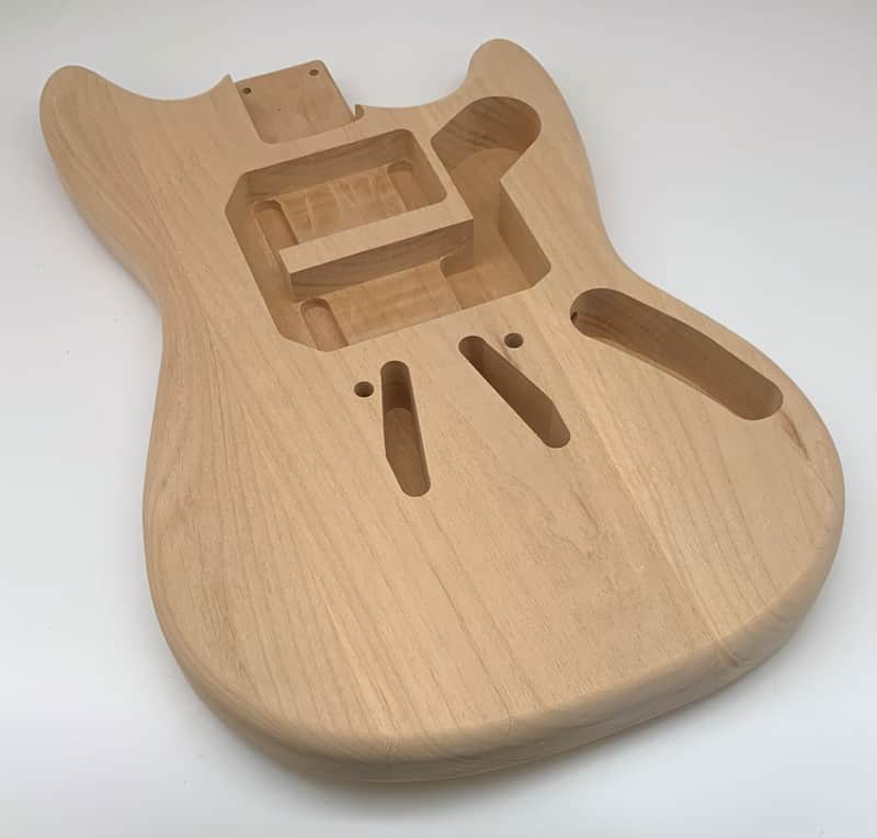 3lbs 6oz BloomDoom Nitro Lacquer Aged Relic Alder Stang-Style Vintage Custom Guitar Body image 1