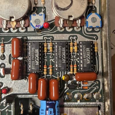 Ross Stereo Delay R80 1970s - With three Reticon SAD1024 BBD And US Power Plug image 7