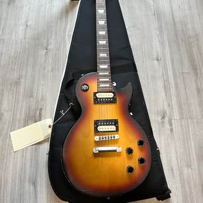 Sunburst Gibson Les Paul LPJ 120th Anniversary 2014 - Sunburst - ETune and Gig Bag image 5