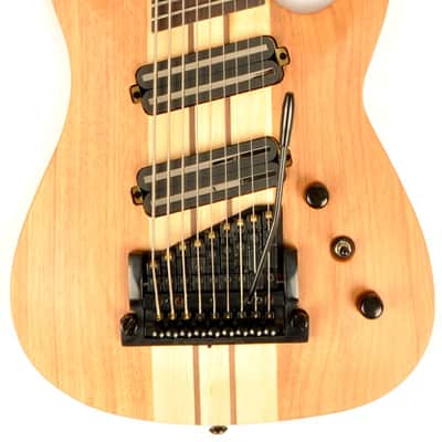 Agile Pendulum 9 String Fan Fret Multi-Scale Guitar with Kahler Bridge Elite 92527 EB CP Nat Mah image 2