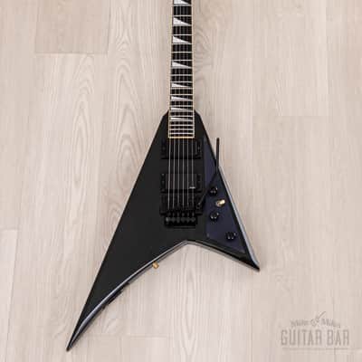 1991 Grover Jackson Randy Rhoads Custom V Metallic Black w/ EMGs, Case image 2