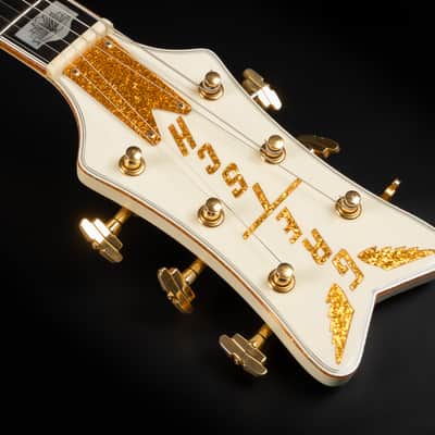 2003 Gretsch G6134 White Penguin - White | Japan Singlecut Dynasonic Pickups Ebony Fretboard w/ Hump Block Feather Motif Inlays First Production Year | OHSC image 9