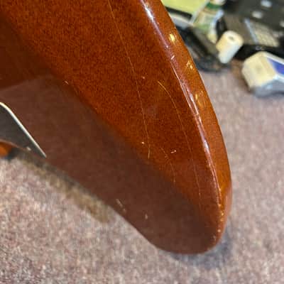 1970's Ovation Breadwinner Brown Mahogany Electric Guitar image 7