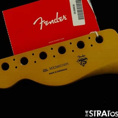 Fender Player II Telecaster HH Tele NECK, Rolled Edges, Modern C Maple. image 6