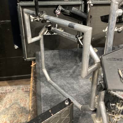Simmons Rick Allen's Def Leppard, Hysteria Tour, Drum Set and Rack 1986-1987 - Black/Silver image 12