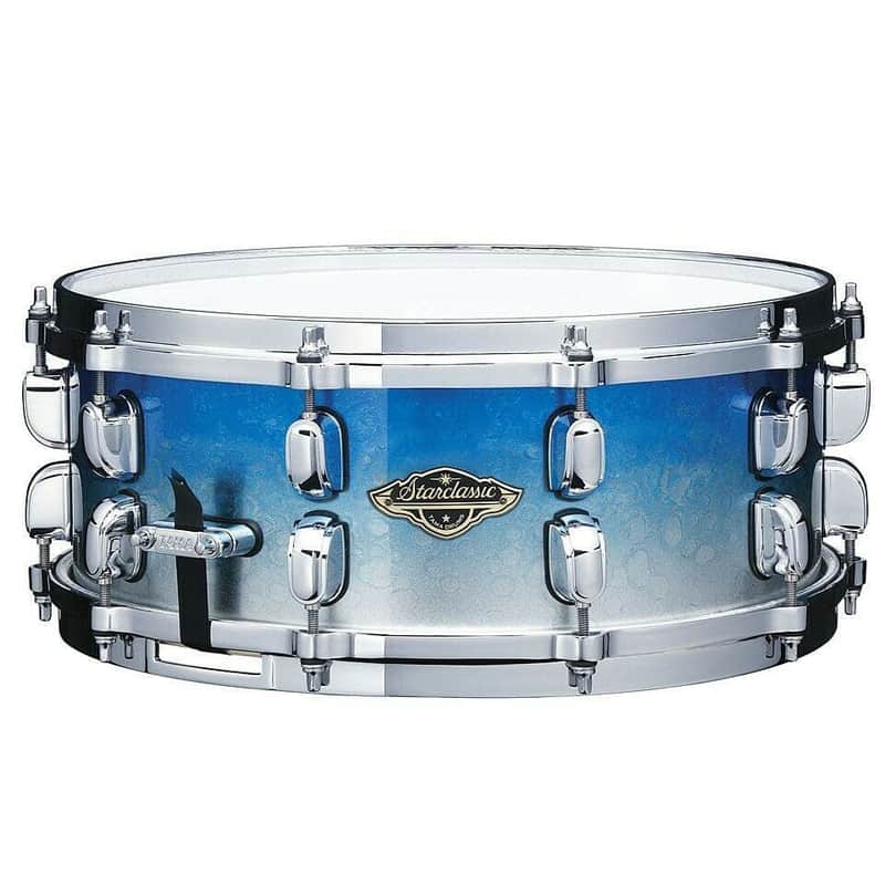 Tama Starclassic Walnut/Birch Snare Drum 14x5.5 Molten Blue Ice Fade image 1