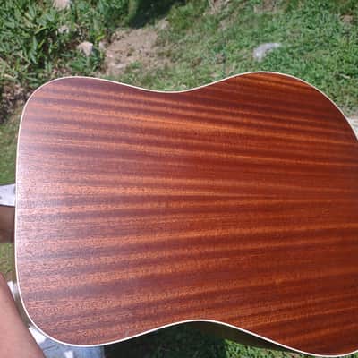 Hofner Dreadnought 1970's-80s - Natural mahogany image 13