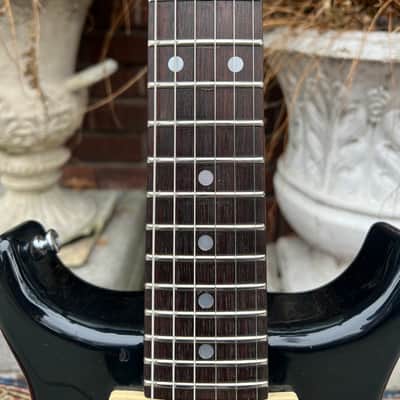 Vintage 1980’s Washburn SB-5 “Raven” 6 String Electric Guitar~MIJ~ Fresh Pro Setup image 12