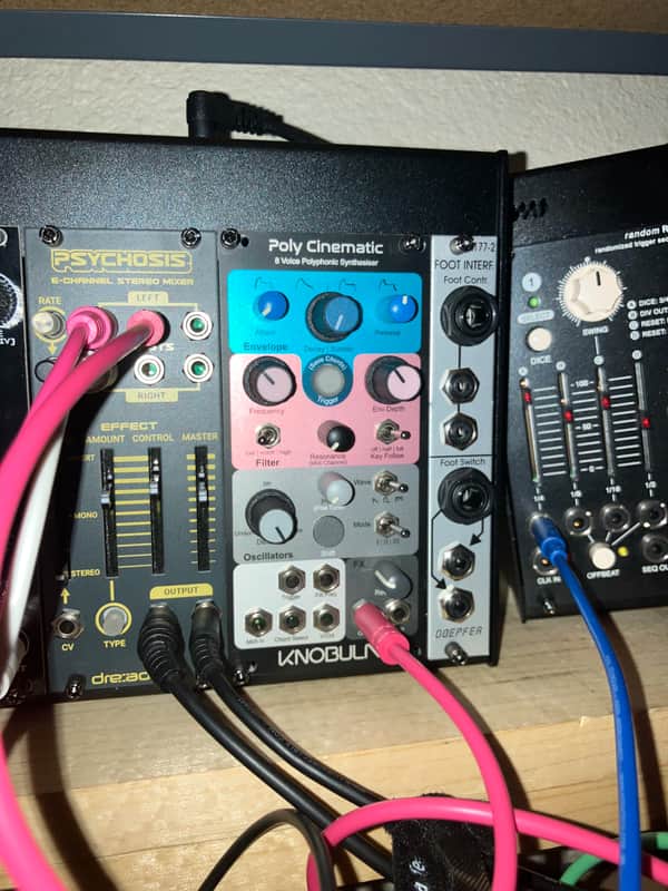 Knobula Poly Cinematic 8-Voice Polyphonic Synthesizer Eurorack Module 2022 - Present - Multi-Color