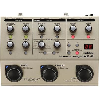 Boss VE-8 Acoustic Singer Multi-Effects Pedal image 2