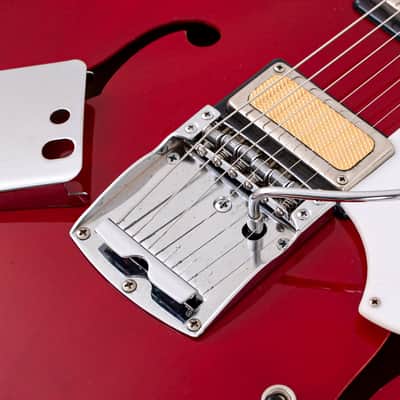 1968 Kay Clermont S667 Vintage Hollowbody Guitar Near-Mint, Valco-Made w/ "Power Tone" Gold Foils, Case image 8