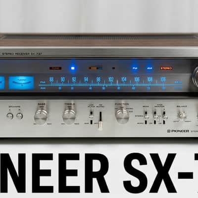 🎶✨ Pioneer SX-737 / SX737 Vintage Stereo Receiver w/ Original Wood Cabinet — Serviced, Cleaned, Tested image 1
