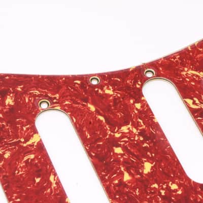 Aged ST62' HSS HB Cover Routing "Red Tortoise" fits Fender Strat®US/Vint.Mex Series image 3