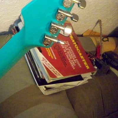 2004 G&L Legacy ( Stratocaster like ) Custom Order Belair Green Matching Headstock Painted Neck George Fullerton Leo Fender image 5