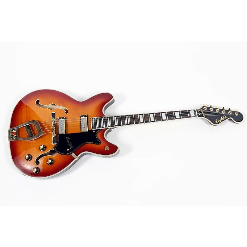 Hagstrom '67 Viking II Limited-Edition Hollowbody Electric Guitar Regular Vintage Sunburst image 1