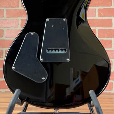 PRS SE Custom 24 Quilt Electric Guitar - Teal Black (Black Back) image 9
