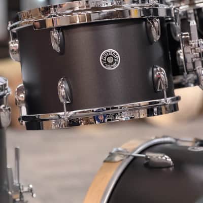 GRETSCH 4PC USA BROOKLYN 20-10-12-14 SATIN BLACK METALLIC - FLOOR MODEL image 6