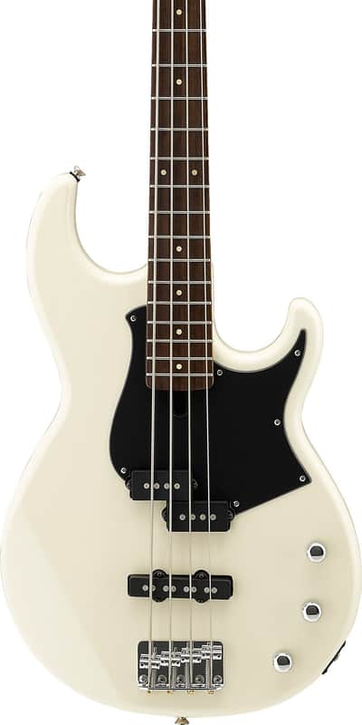 Yamaha BB234 4-String Bass Guitar, Rosewood Fingerboard, Vintage White image 1