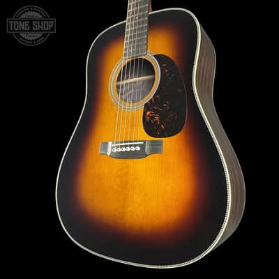 Martin Custom Shop Dread 28 Style 1935 Sunburst Adirondack / Wild Grain East Indian Rosewood w/case 2951516 image 3