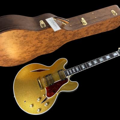 2023 Gibson ES-355 '59 Custom Shop with Diamond F-Holes ~ Gold Sparkle image 13