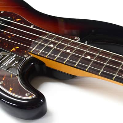 Fender American Professional II Precision Bass Guitar - 3-color Sunburst, Rosewood Fingerboard image 5