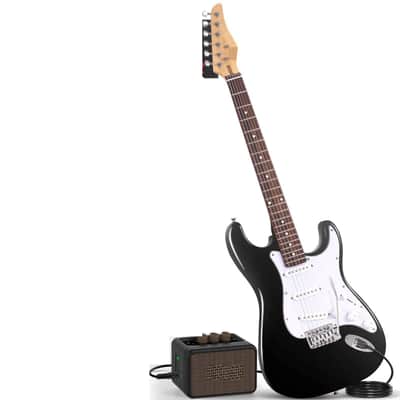Electric Guitar - 6-String Electric Guitar with Accessory Kit (Black) image 1