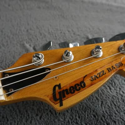 Greco Jazz Bass - Tobacco Burst 70s image 7
