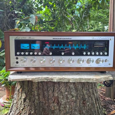 Marantz 4300 Pro Serviced Stereo/Quad Receiver Custom Wood Case Superb Sound LED image 24