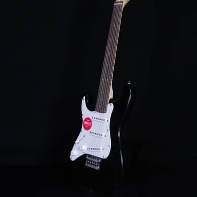 Squier Mini Stratocaster Left-Handed, Laurel FB, Black image 6