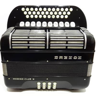 Hohner Morino Club N Button Accordion, Diatonic Double Cassotto Harmonika made in Germany, Straps, Case, Squeezebox Garmon, Amazing Rich and Deep sound! 2097 image 4