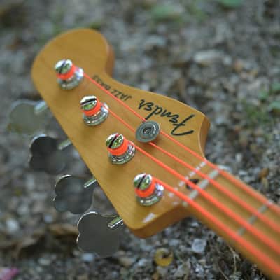Fender Player Plus Active Jazz Bass® - Aged Candy Apple Red image 9