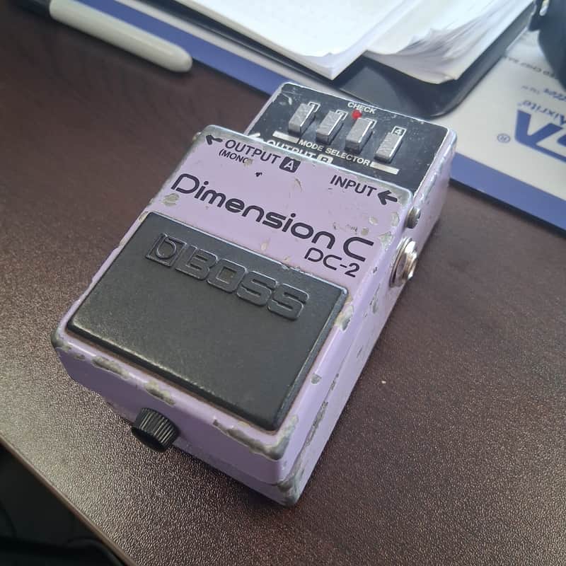 Boss DC-2 Dimension C (Blue Label) 1985 - 1989 - Purple