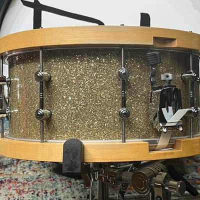 Gretsch - Mark Schulman Collection 6.5x14" New Classic Maple Snare Drum w/ Wood Hoops — Vintage Glass Nitron image 7